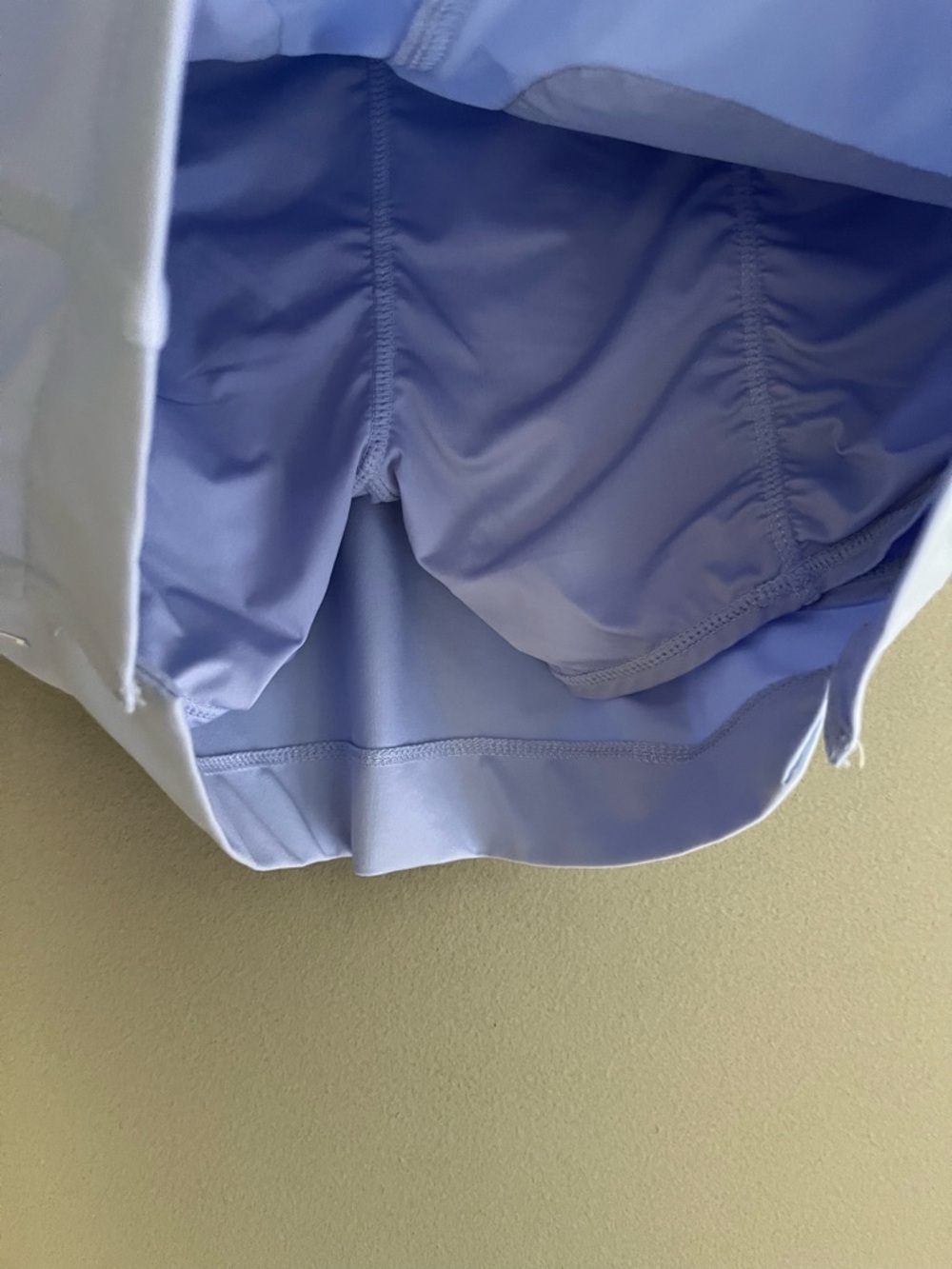 Belyn Key Light Lavender Athletic Skort Skirt Side and Back Pockets Small Golf - Picture 9 of 12